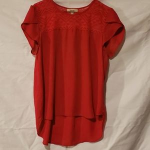Girls Hot Pink Blouse